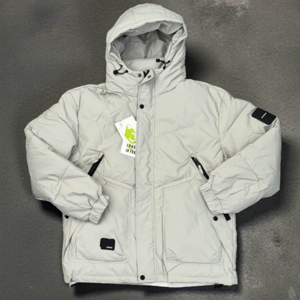 LONG IN FOR • Hooded Puffer Ski Jacket Coat Explorer PKNK - Picture 6 of 6